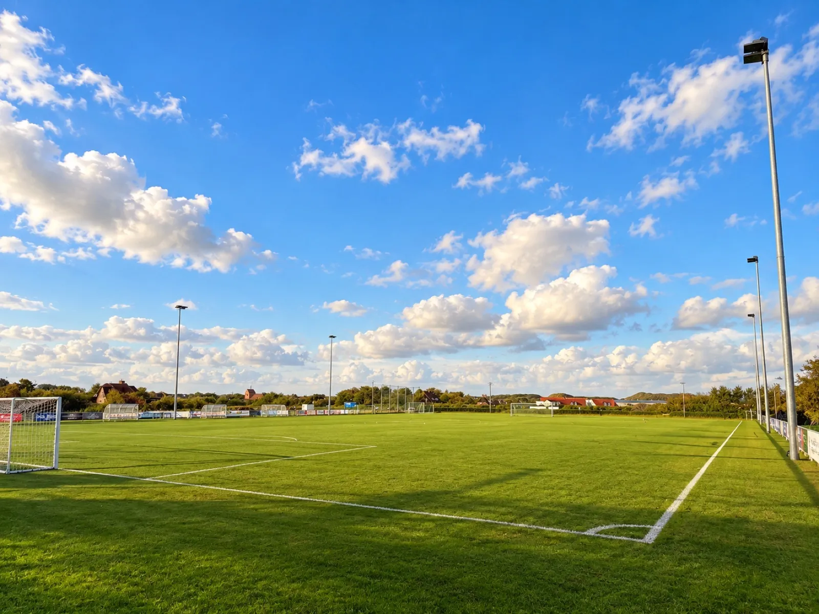 Der Sportplatz des SC Norddörfer bei Tag